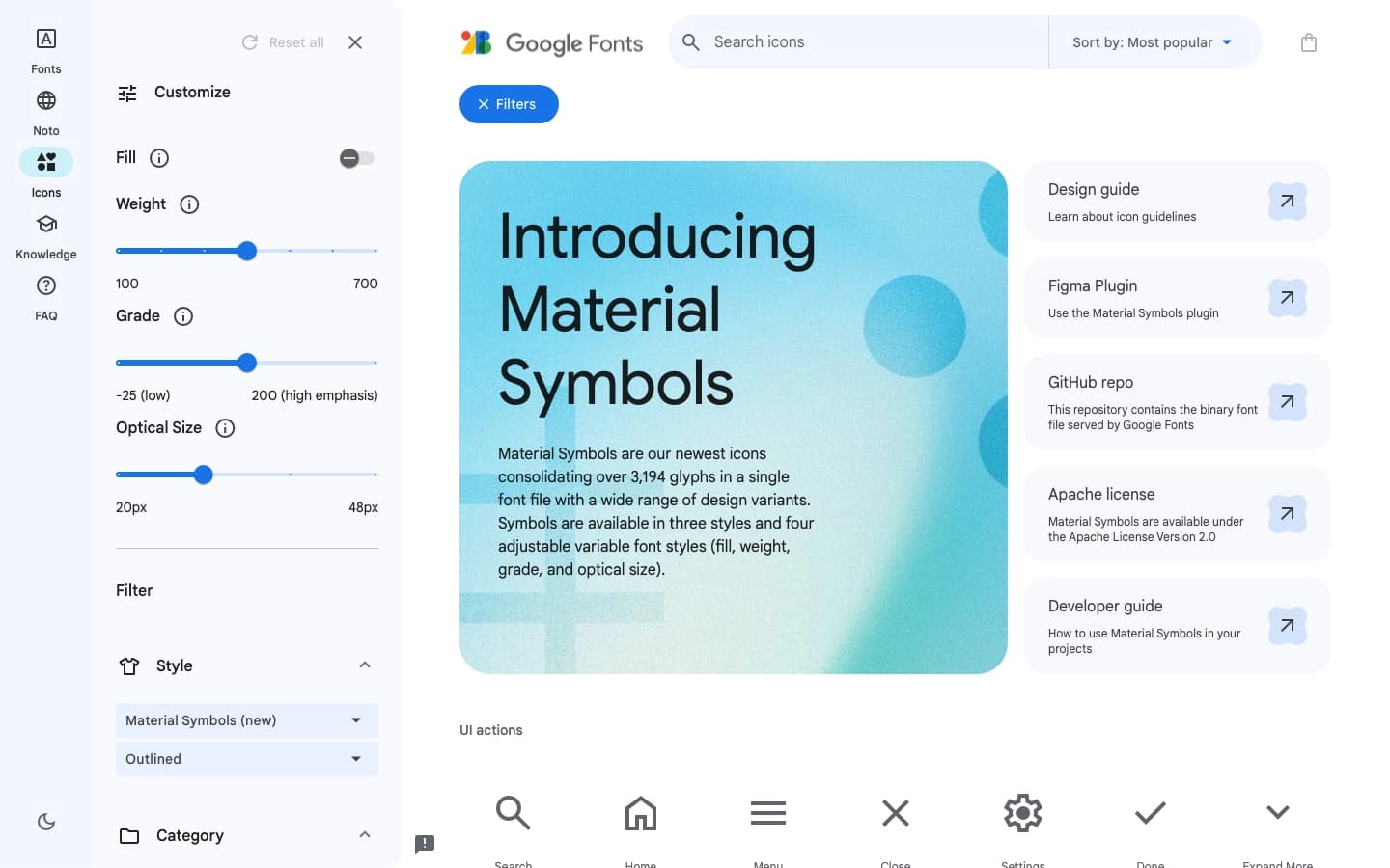 Google Icons
