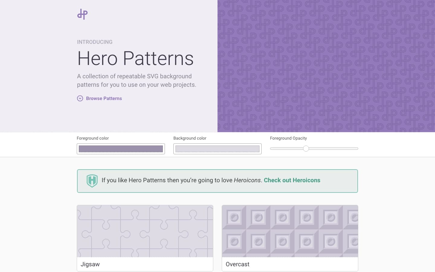 Hero Patterns