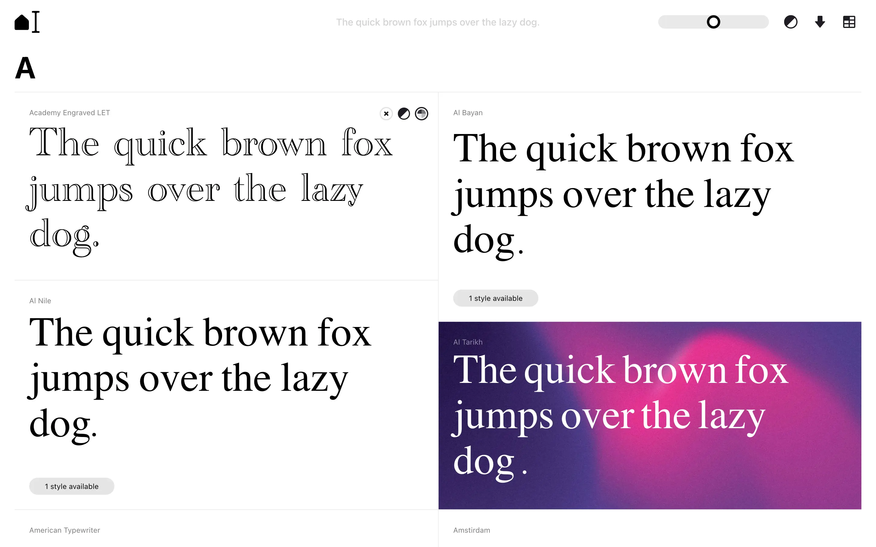 Localfonts